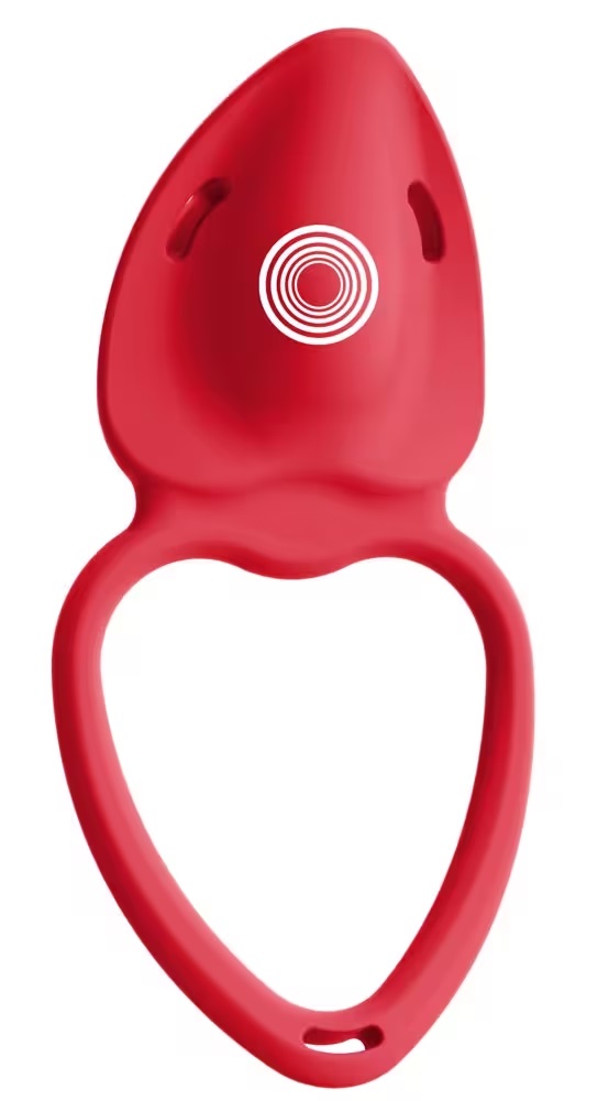 You2Toys - Lay-On Strap Vibro Set - Red 照片