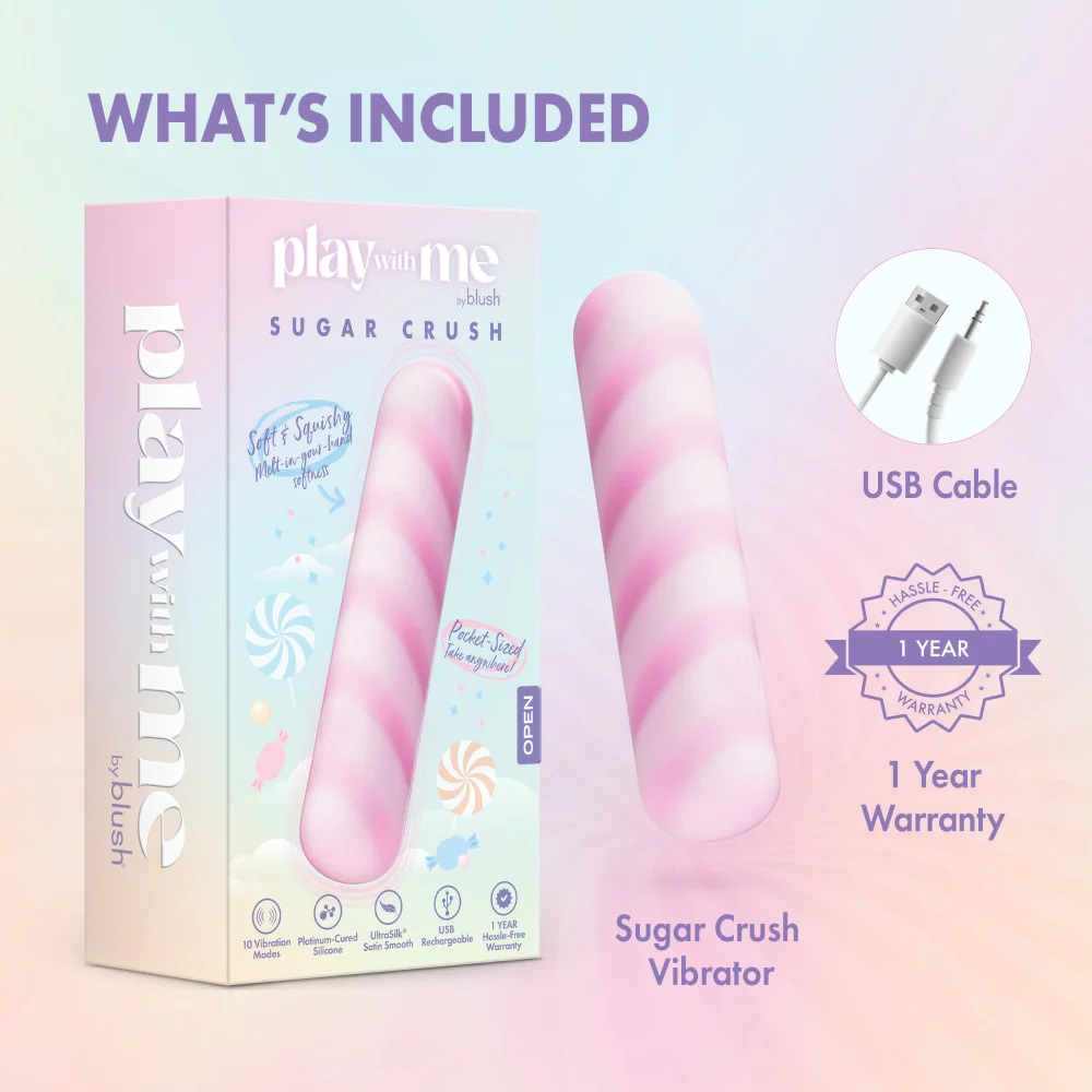 Bring a burst of playful energy to your pleasure with Play W... Play With Me - Sugar Crush Vibe - Pink photo-11