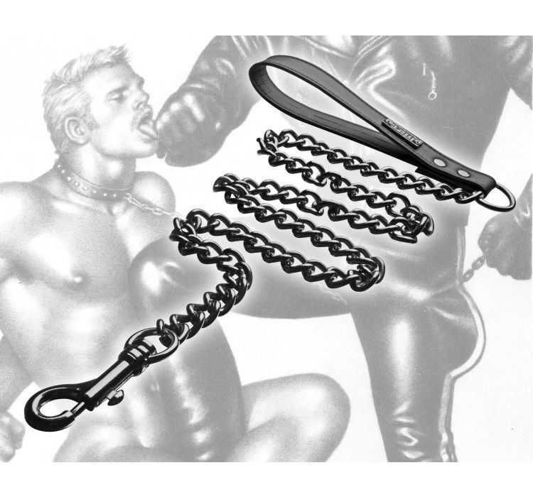 This gun metal chain leash will let you lead them in strengt... TOF - Gun Metal Leash photo-2