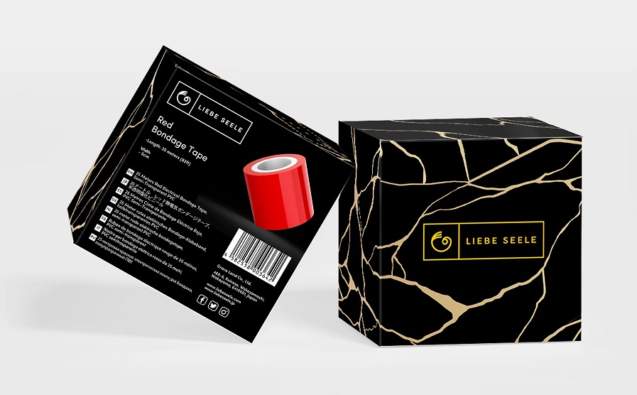 Non-Stick Design - The Tape sticks to itself
Easy to Use - I... Liebe Seele - Bondage Tape 25m - Red photo-2