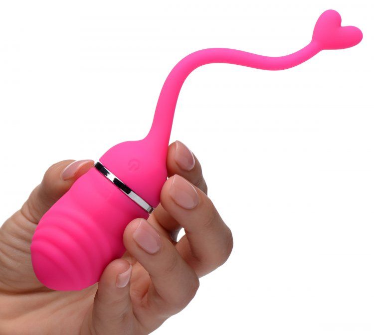 Take your love on the go with the sweet Luv-Pop Rechargeable... Frisky - Luv-Pop Rechargeable Remote Control Egg Vibrator - Pink photo-3