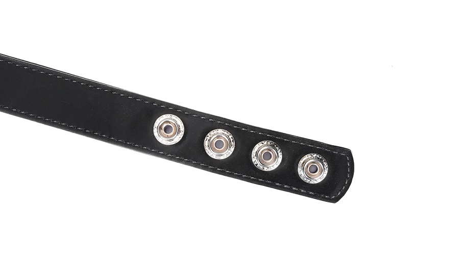 Liebe Seele - Metallic Shade Collar w Nipple Clamps - Black 照片-3