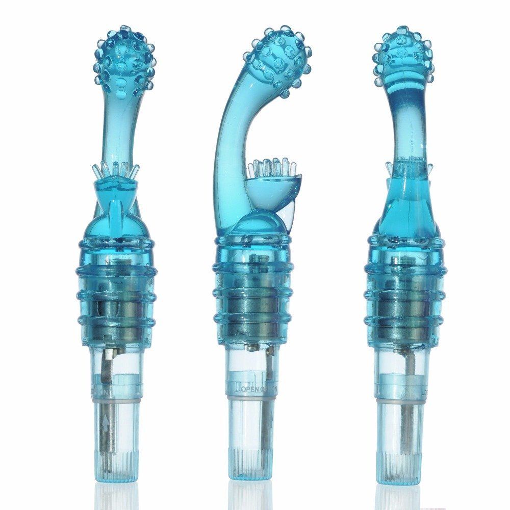 The female g spot vibrator is of phallus-like shape and espe... Aphrodisia - Corolla G Spot Massager - Blue photo-5