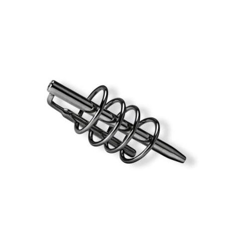 Prowler - Urethral Plug and Cage - Black/Silver photo