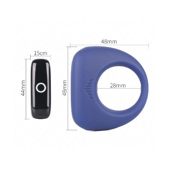 Shag your way to the top with Magic Motion's Cockring Dante!... Magic Motion - Dante Smart Cock Ring - Blue photo-9