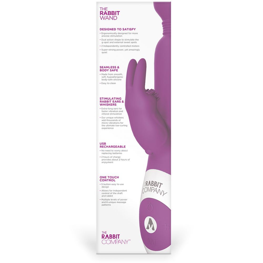 The two most timeless designs in pleasure products come toge... TRC - The Wand Rabbit - Deep Rose photo-5