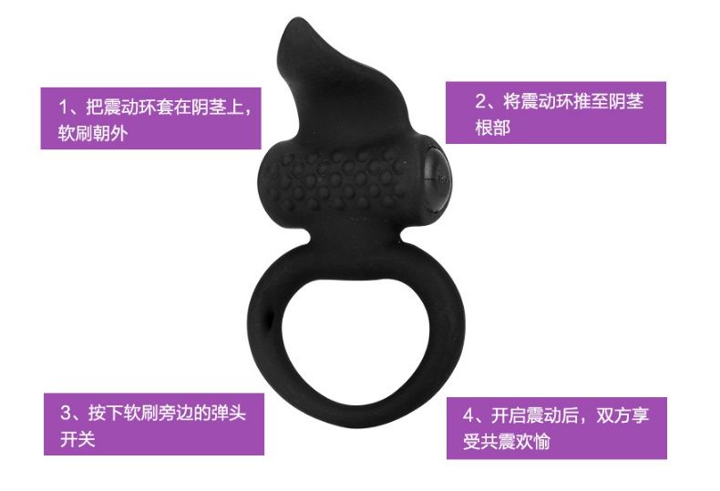Give your partner the ride of their life with this vibrating... Adrien Lastic - Lastic ring - Black photo-11