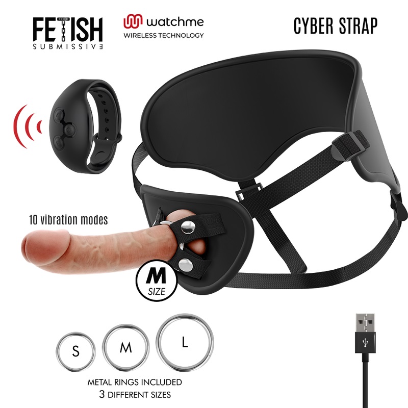 Fetish Submissive - Cyber Strap 穿戴式手表遥控震动仿真阳具 M Fetish Submissive - Cyber Strap 穿戴式手表遥控震动仿真阳具 M 照片-8