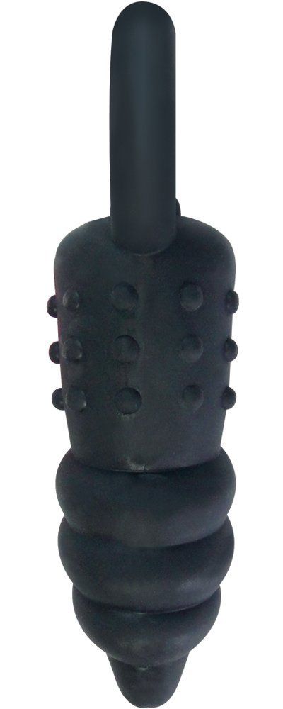 There's nothing like the pleasurable 'pop' of a ... Boss - Silicone Drill Dildo Vibe - Black photo-2