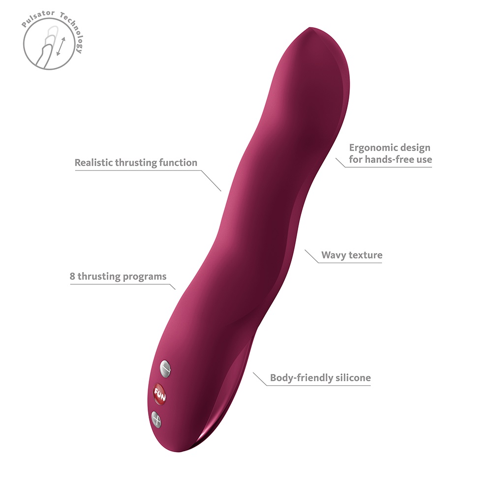 Fun Factory - Stronic Wave Thrusting Pulsator - Wine Red photo-6