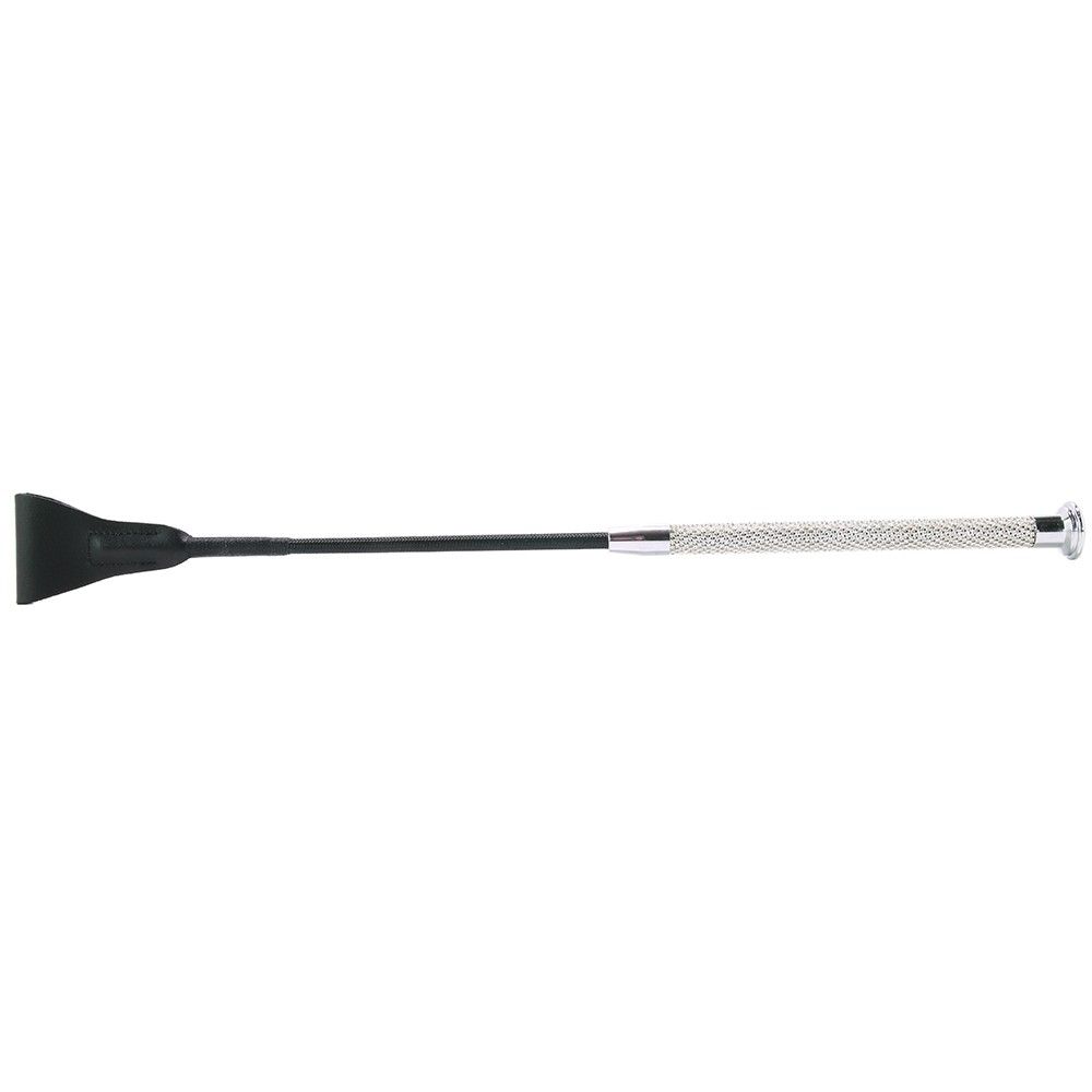 Leather head
Long, black crystal encrusted handle
Handle L... Sportsheets - Diamond Crystal Crop - Black photo-4