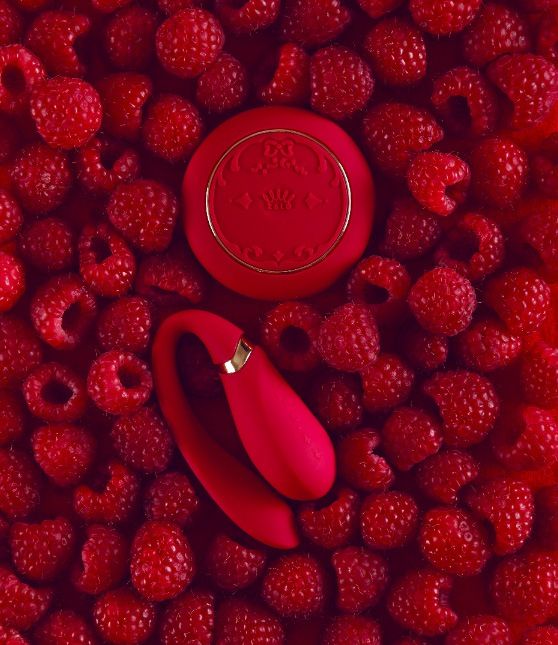 Designed with our best wishes for you to be happy as Princes... Zalo - Fanfan APP Couple Massager Set - Bright Red photo-2