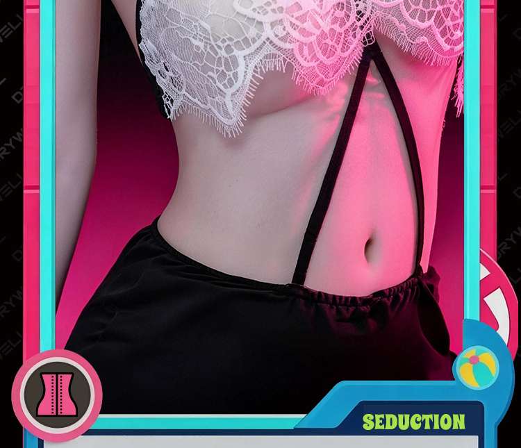 Drywell - C18 Anime Secretary Costume - Black/White photo