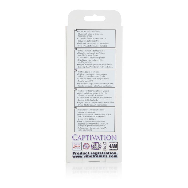 Embrace the toe-tingling pleasures of this unique massager, ... CEN - Body & Soul Captivation Wheel Stimulator - Purple photo-6