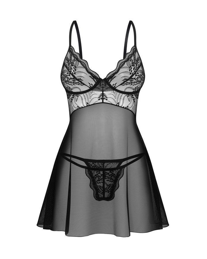 Obsessive - Perisia Babydoll - Black - XS/S photo