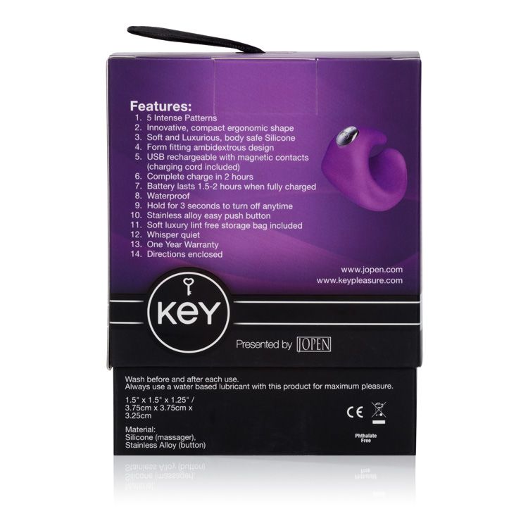 Enjoy powerful pleasure with ultra power. Designed to give y... Key - Pyxis Massager – Lavender photo-12