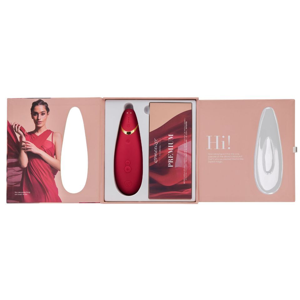 The Womanizer Premium – with the patented Pleasure Air Techn... Womanizer - Premium Massager - Red photo-8