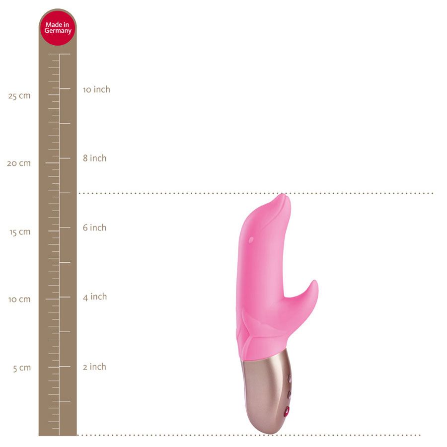 Just as you would expect from a dolphin, the DOLLY BI feels ... Fun Factory - Vibe Dolly Bi - Candy Rose photo-9