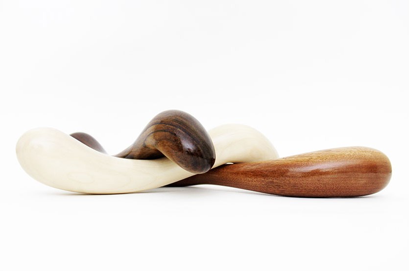 Dee Lee Doo wooden toys are made of all-natural plantation w... DeeLeeDoo - Habu Wood Dildo - Maple photo-3