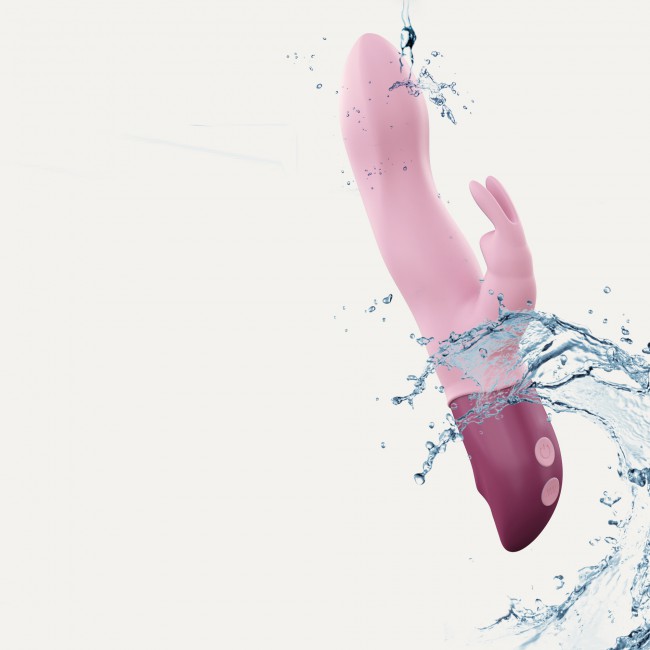 Love to Love - Hello 兔子震动棒 - 粉红色 照片-5