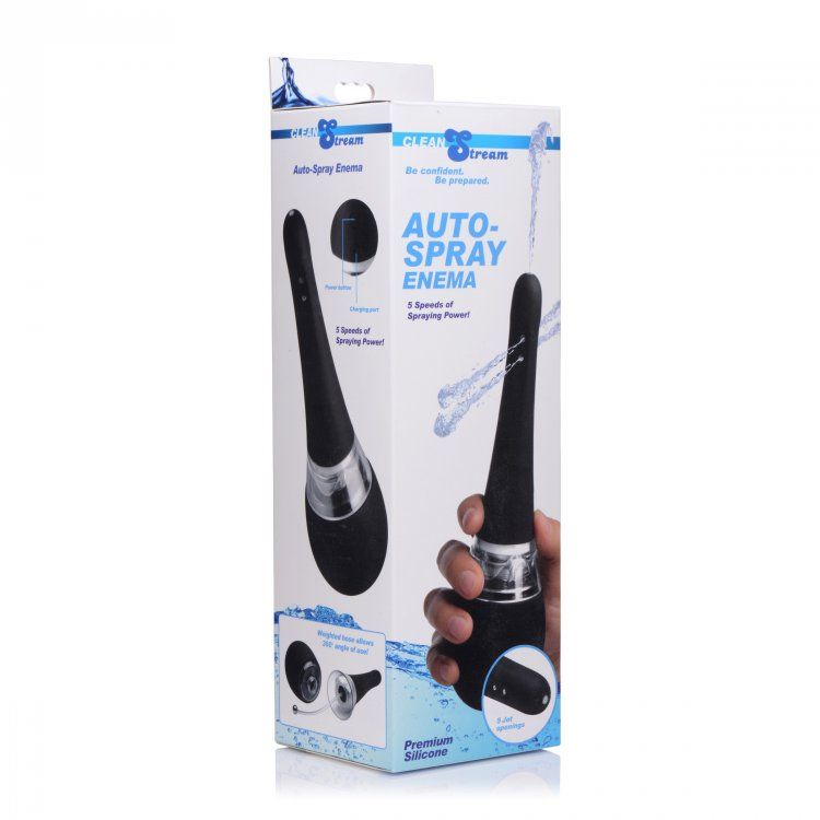 Cleaning out just got a little easier... and a little more f... CleanStream - Electric Auto-Spray Enema Bulb - Black photo-10