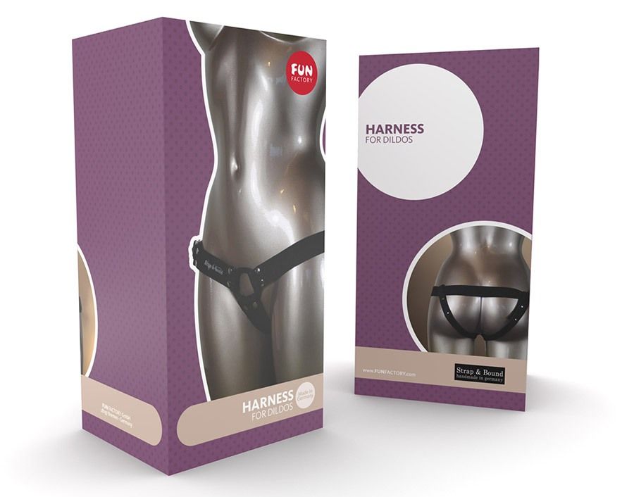 Let’s face it ladies – sometimes you just need that little (... Fun Factory - Strap & Bound Denim Harness - Black photo-7