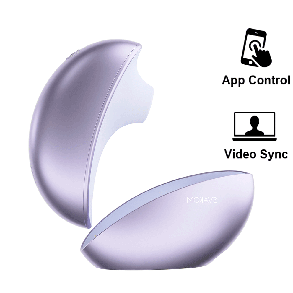 SVAKOM - Pulse Galaxie APP Stimulator w Projector - Metal Lilac