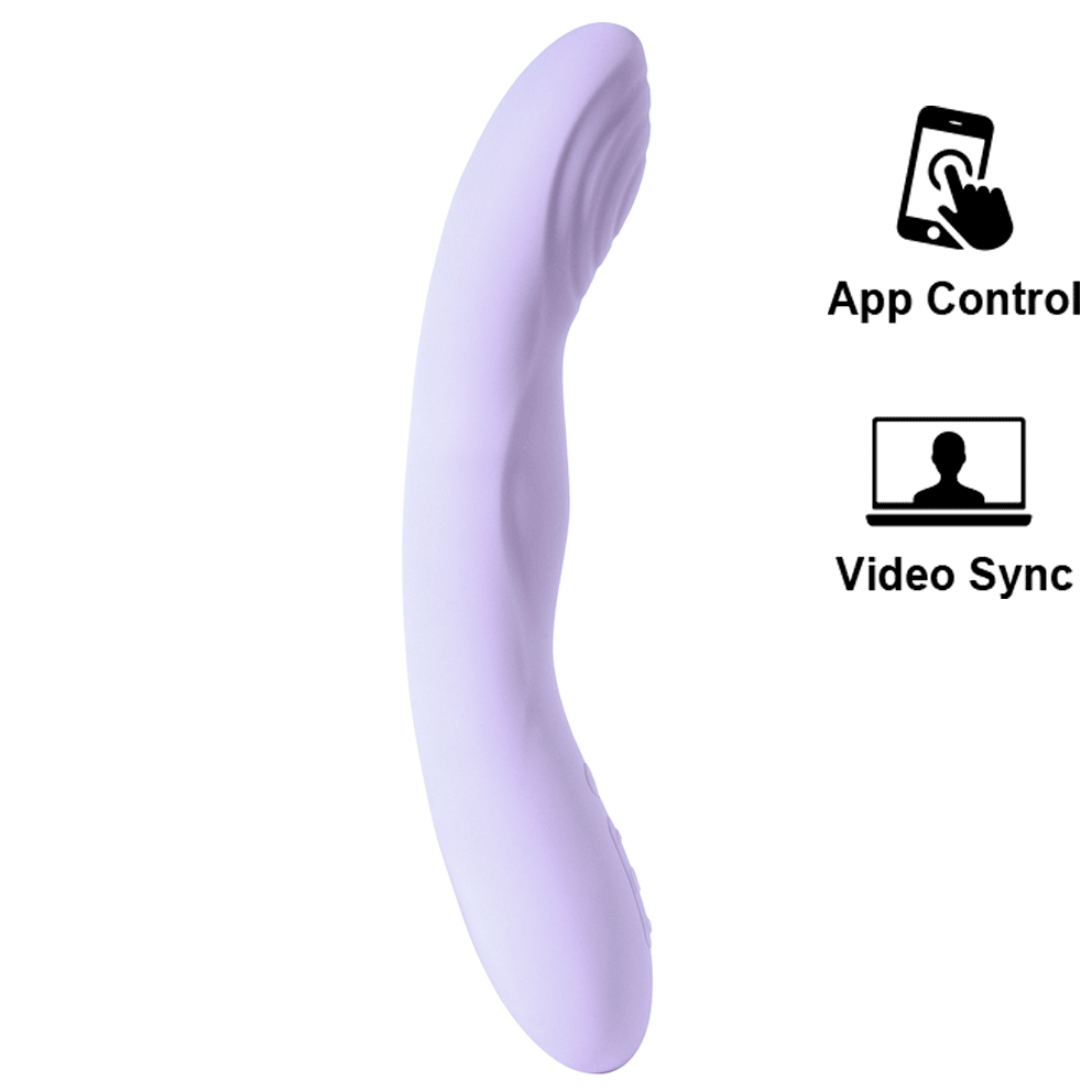 SVAKOM - Selena APP G-spot Vibrator - Pastel Lilac