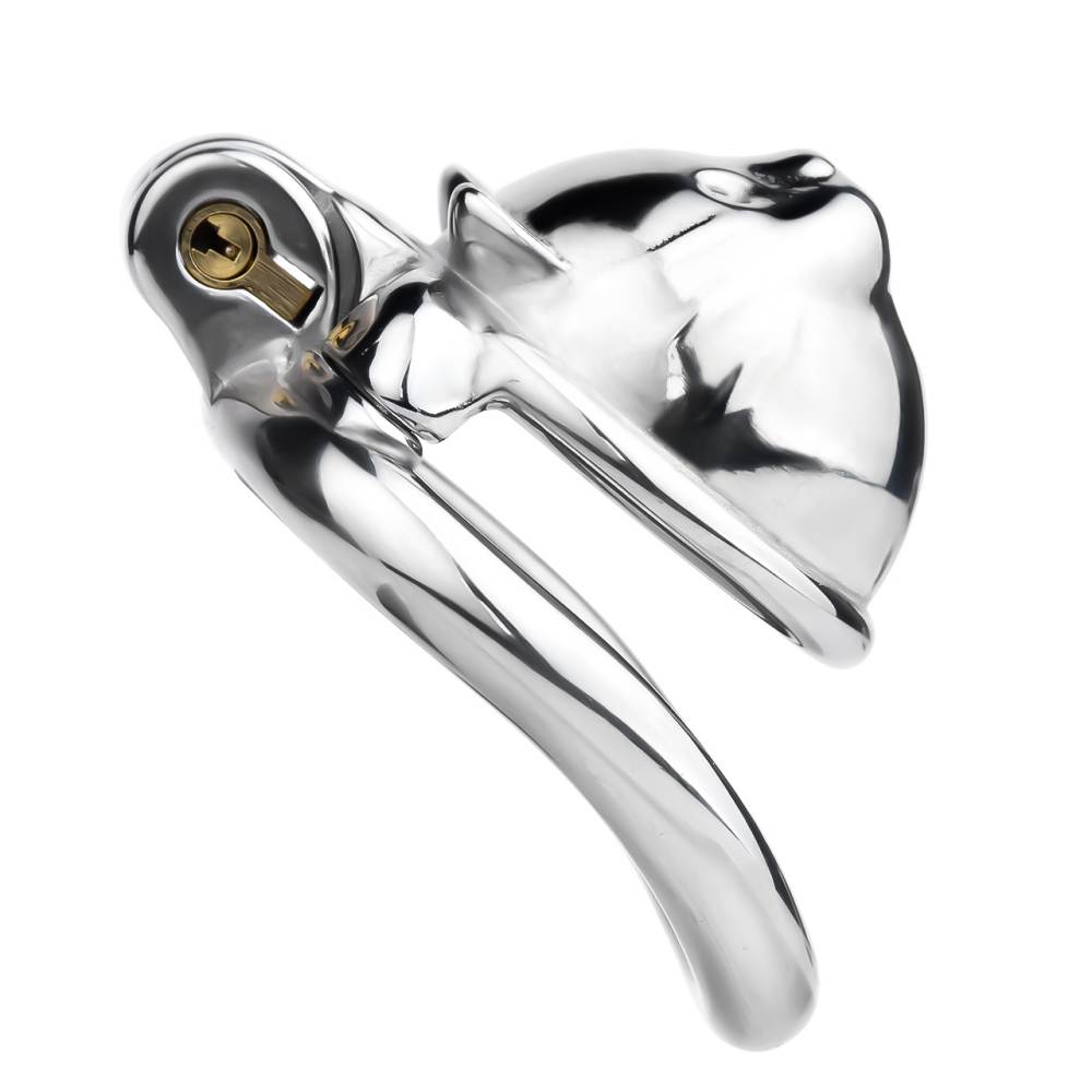 Metal chastity lucky cat male cock cage
Material: 304 Stain... FAAK - Cat Chastity Cage - Silver photo-6