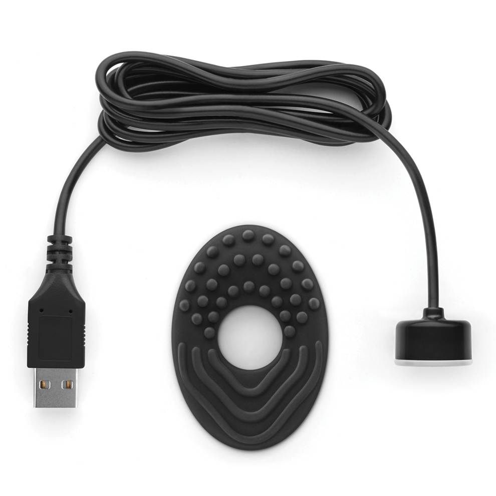 Rechargeable Vibrator With Silicone Textured Ring
Take your... Le Wand - Grand Bullet - Black photo-7