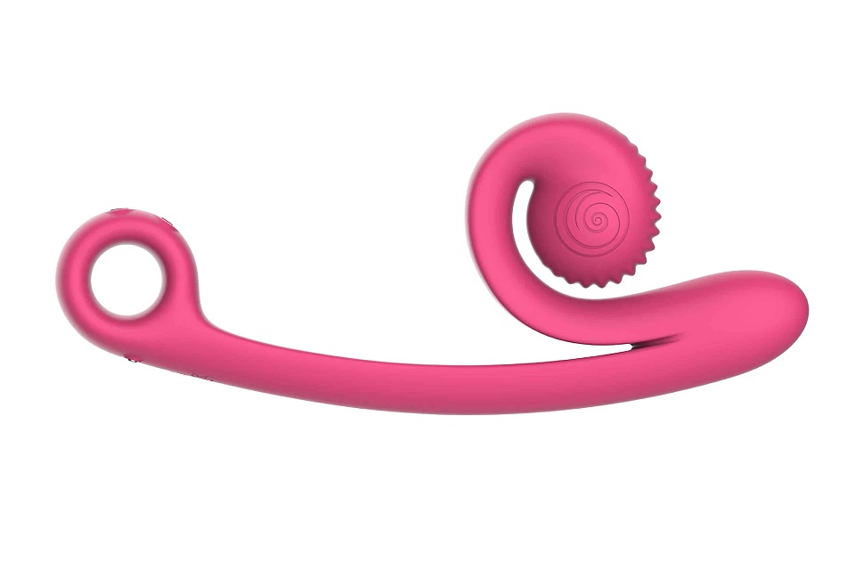Discover the SVibe Curve, featuring an ergonomic shape for G... SVibe - Snail Curve Vibrator - Pink photo-4