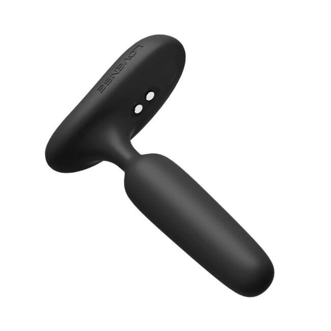 Lovense - Glint APP Vibro Butt Plug - Black photo-13