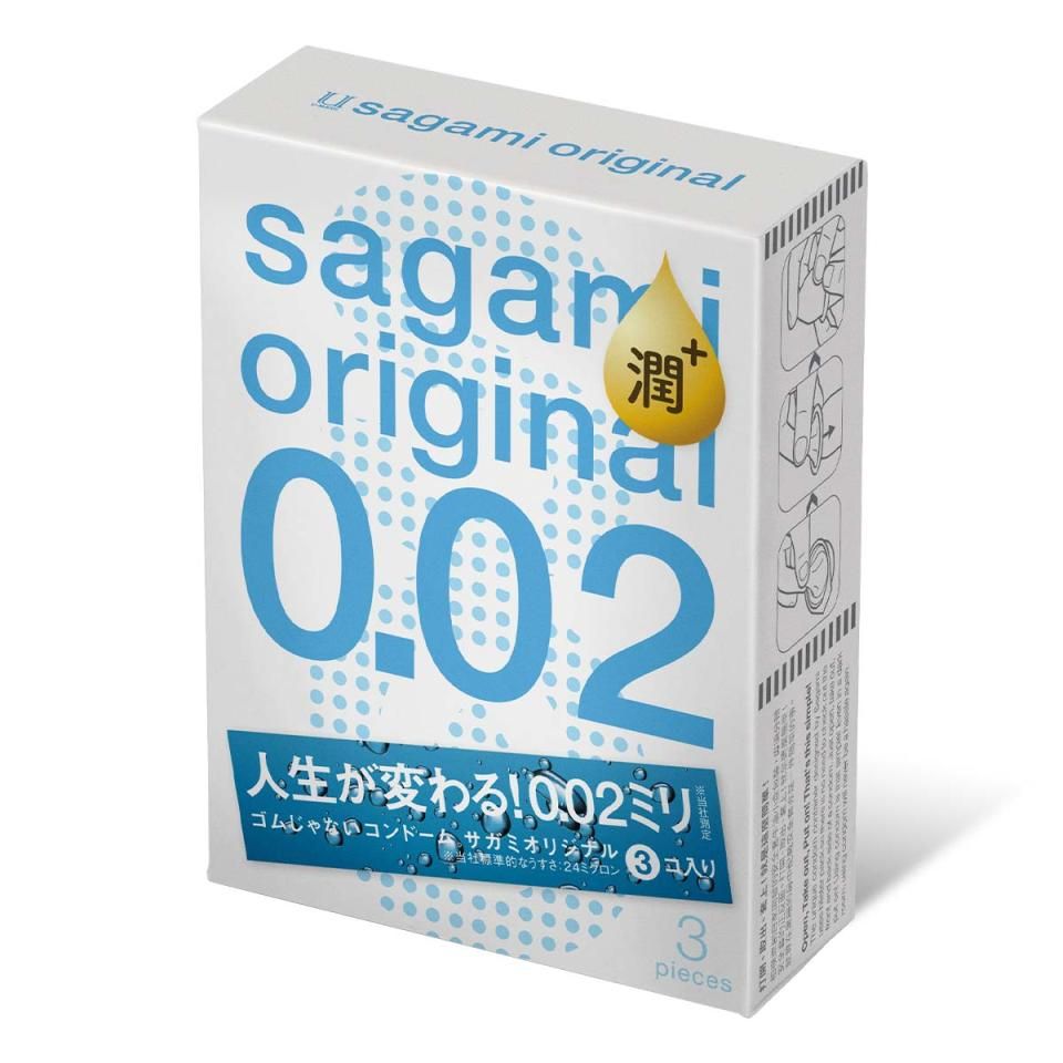 Compared with the first generation of sagami original 0.02 i... Sagami - Original 0.02 Extra Lubricated (2G) 3's Pack photo-2