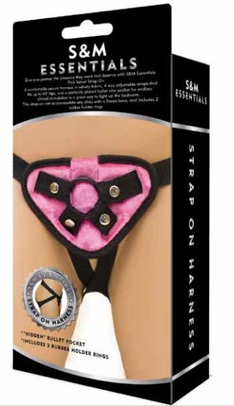 Give your partner the pleasure they want and deserve with S&... S&M - Strap on Harness - Pink photo-3