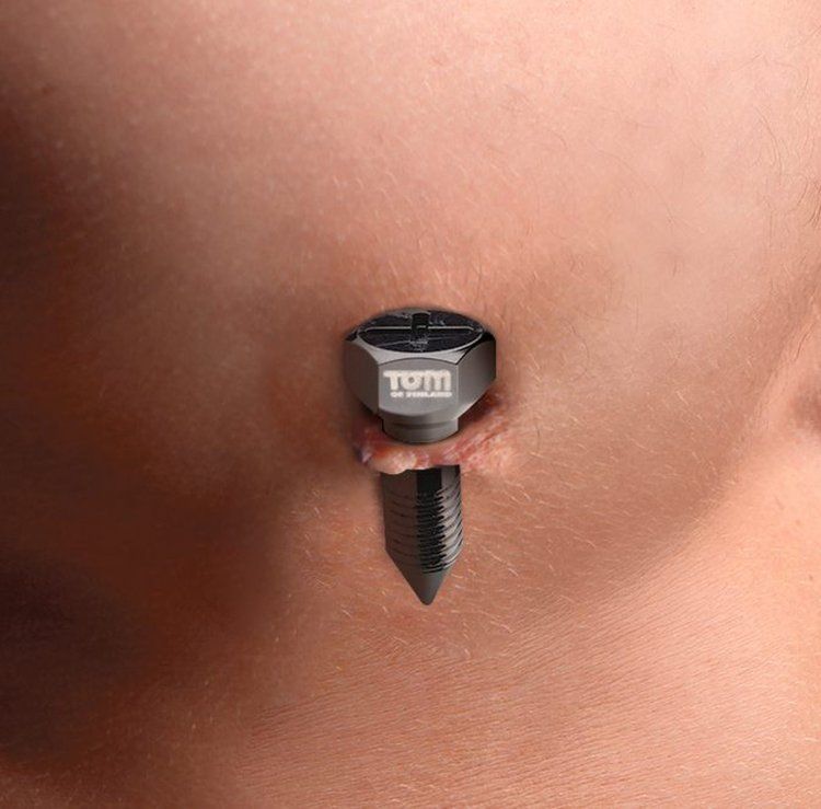 Think you are tough as nails? Think again! These magnetic ni... TOF - Screw U II Magnetic Nipple Clamps - Grey photo-4