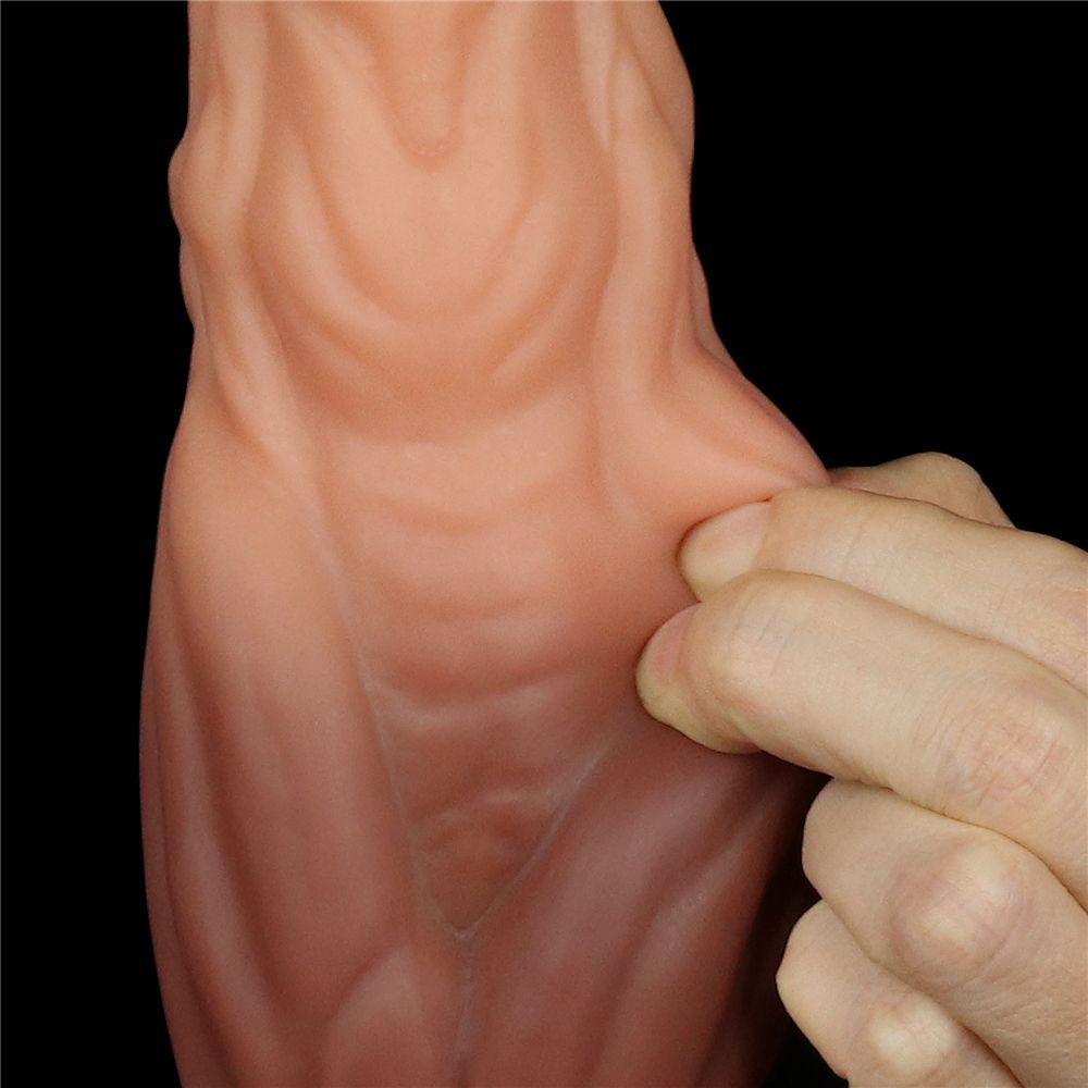 Built to deliver the most lifelike satisfaction, Love Toy Ki... Lovetoy - 9.5" Dual Layered King Sized Cock photo-9