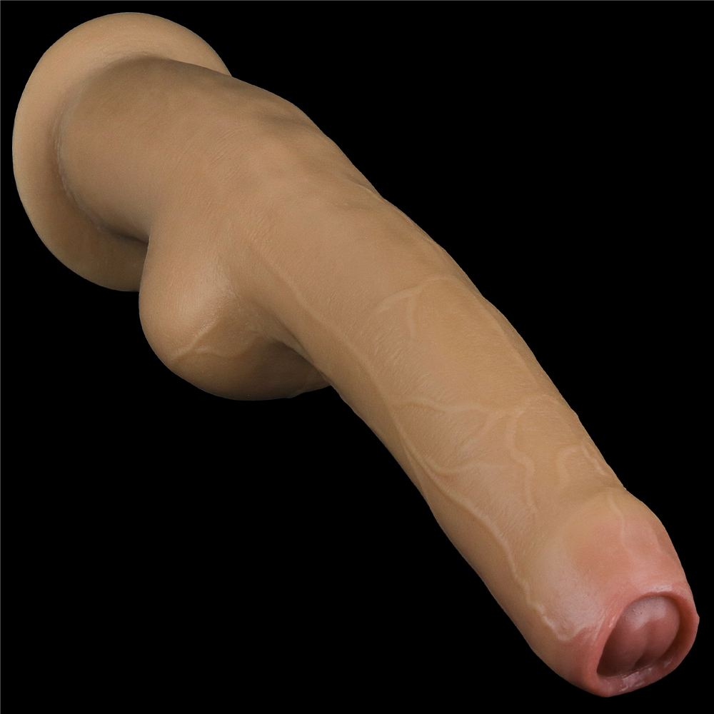 Built to deliver the most lifelike satisfaction, Love Toy Du... Lovetoy - 11" Dual Layer Handle Cock - Flesh photo-10