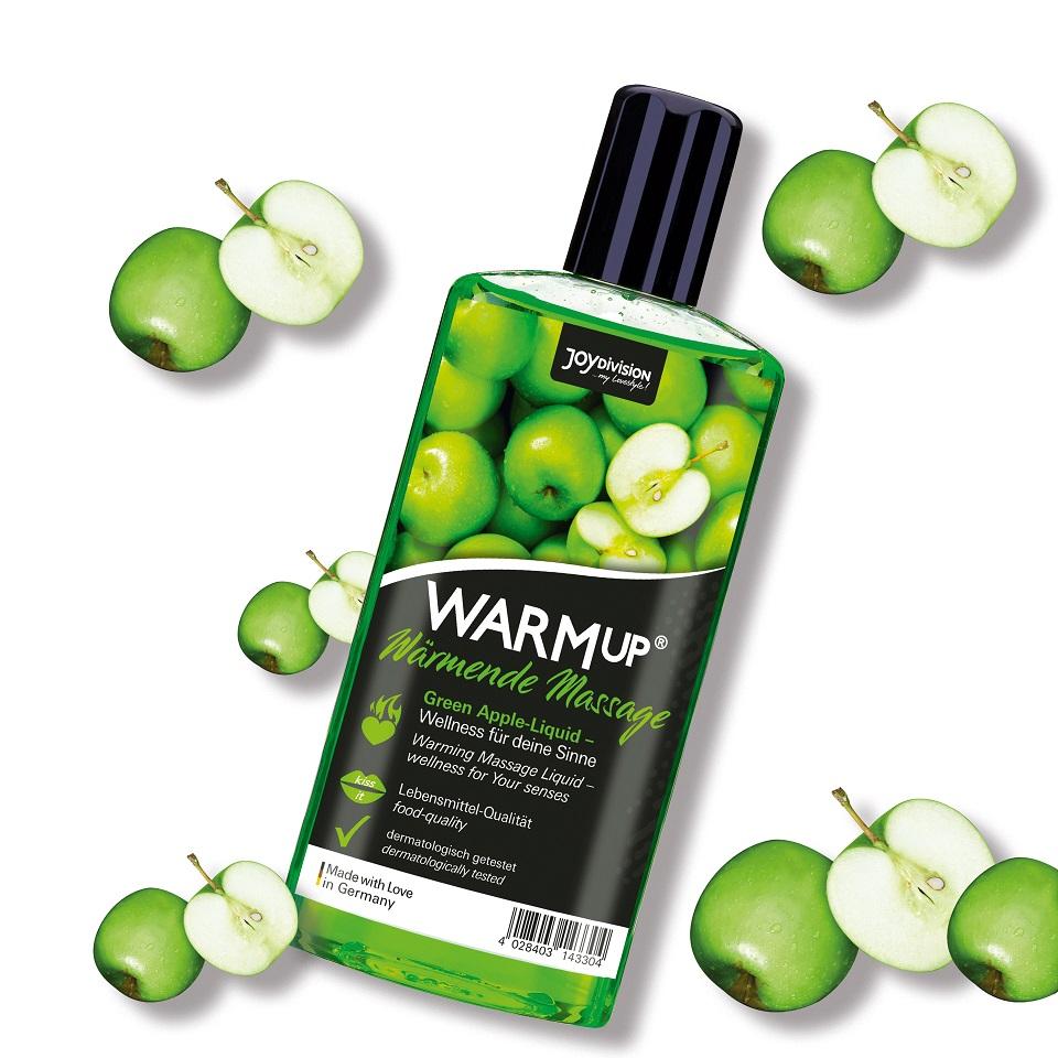 Who hasn't experienced this: you look forward to a massa... Joy Division - WARMup Green Apple Massage Oil - 150ml photo-2