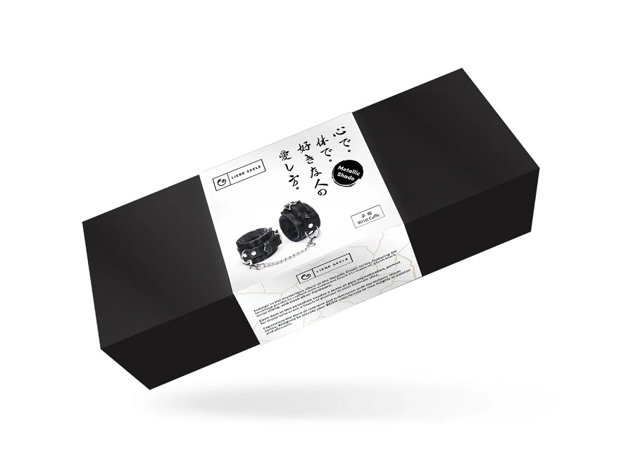 Liebe Seele - Metallic Shade Wrist Cuffs - Black 照片-6