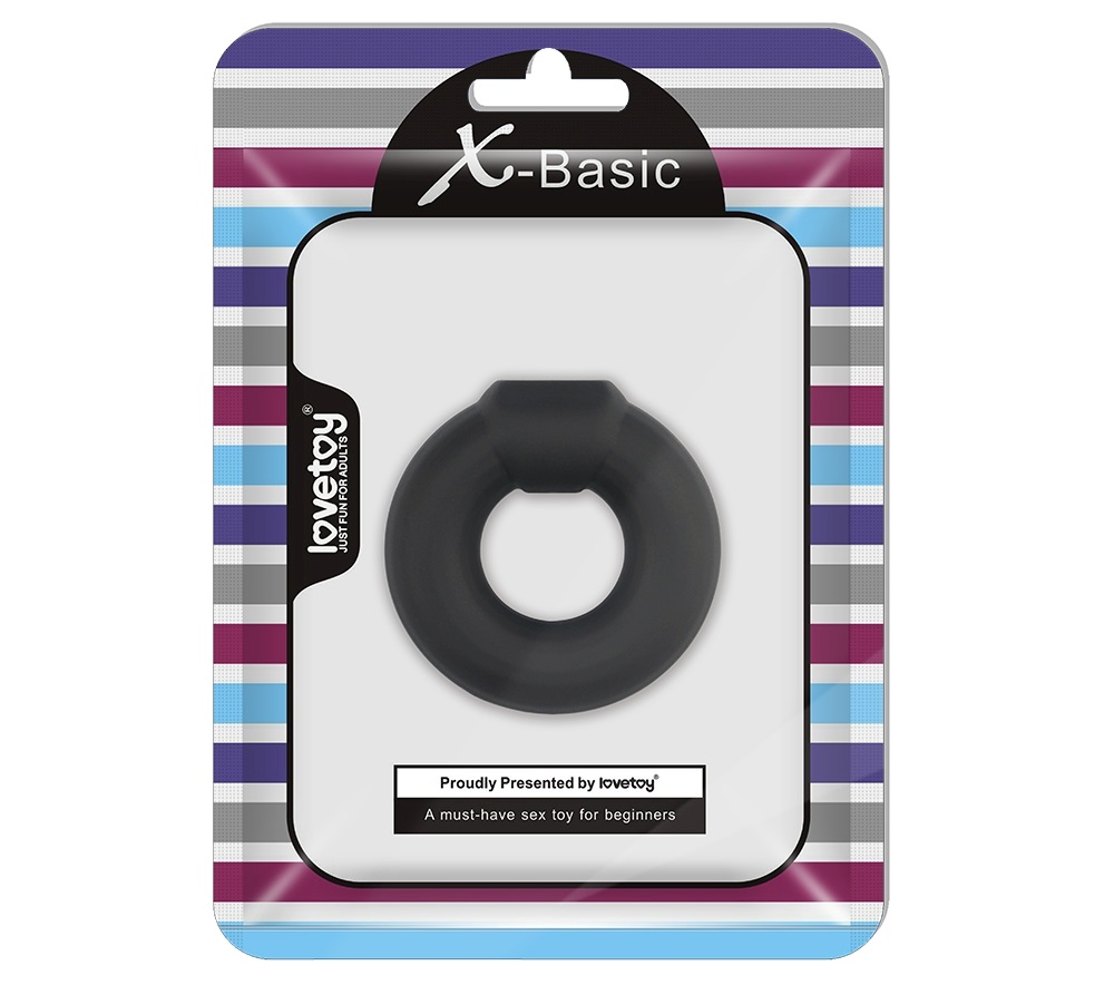 Lovetoy - Ultra Soft Cock Ring - Black photo-5