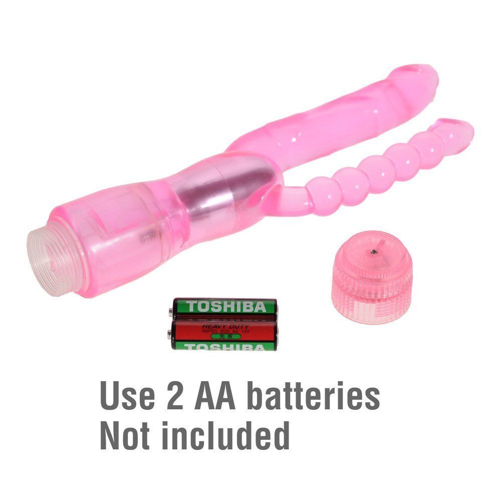 Are you looking for some special 02 Vibrators?This dual pene... Aphrodisia - Double Pleasure Dual Penetrator Vibrator - Pink photo-19