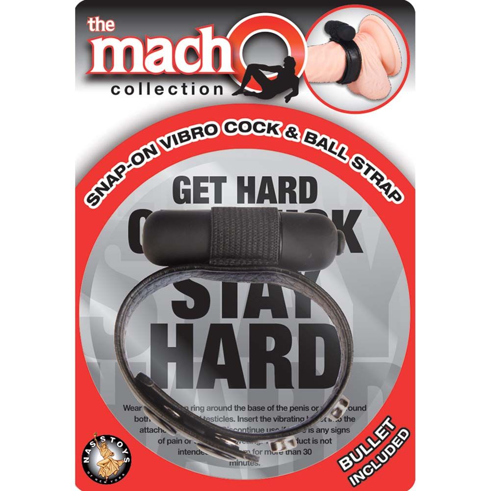 Macho Snap-On Vibro Cock and Ball Strap is amazingly versati... Nasstoys - Snap On Vibro Cock & Ball Strap photo-2