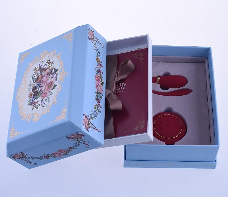 Designed with our best wishes for you to be happy as Princes... Zalo - Fanfan APP Couple Massager Set - Bright Red photo-29