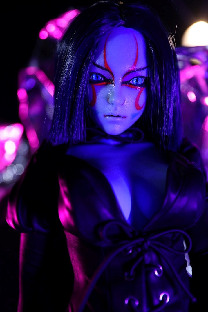 Momoko Elf Fantasy Mini Realistic Sex Doll, Blue Skin, Soft Silicone 60 cm (2 ft) photo