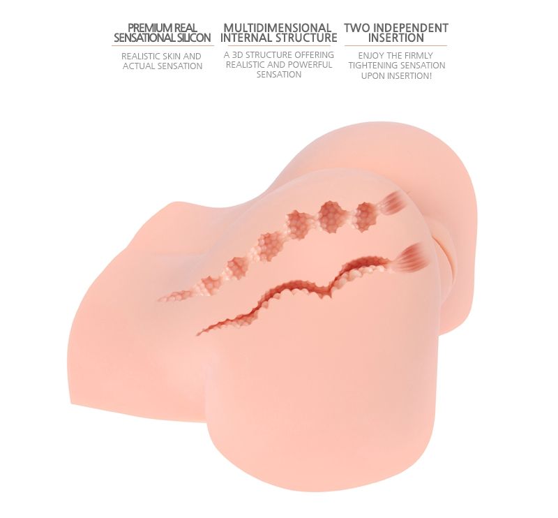 Increases stimulation through compression and adsorption usi... Kokos - Alice - Real Butt Masturbator photo-7