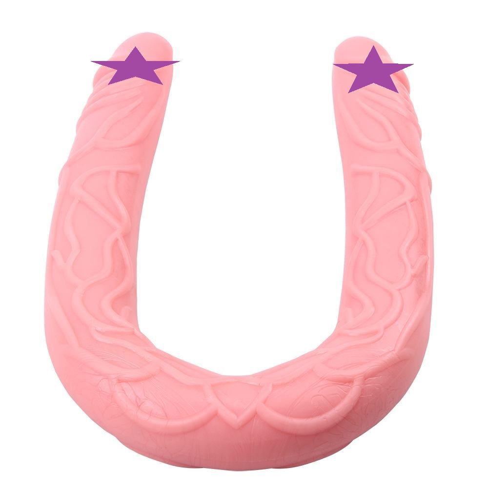 Material:TPR
Product Size:51cm, Φ3.5cm
Product Weight:0.365k... Chisa - Jelly Flexible Double Dong 19.88″ - Flesh photo-2