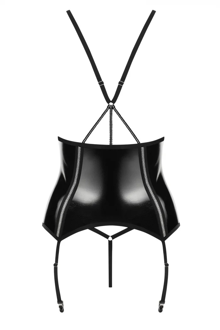 No more searching, you've come to the right place. Your ... Obsessive - Stormea Corset & Thong - Black - L/XL photo-8