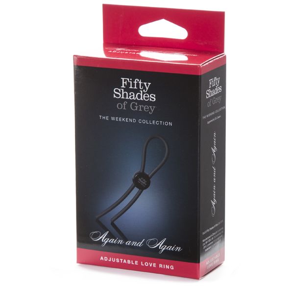 Realise your peak potential during shared encounters with Ag... Fifty Shades of Grey - Adjustable Cock Ring - Black photo-6