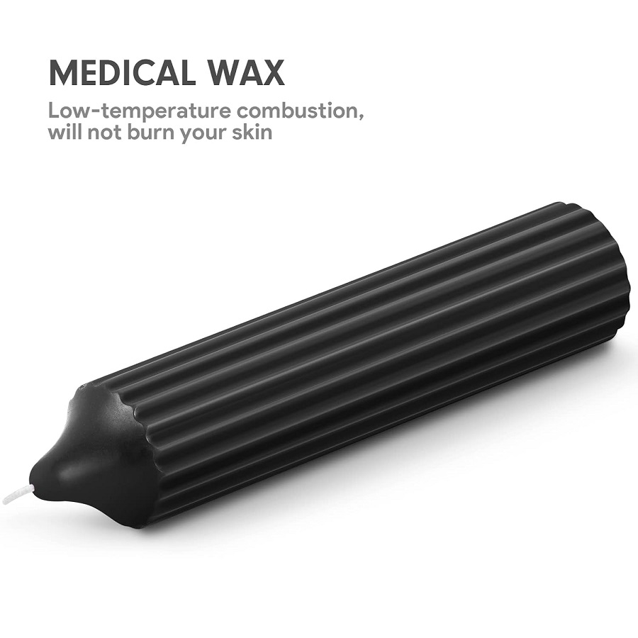 Low melting point non-toxic candles with medical grade haird... Erokay - Bondage Candle - Burgundy photo-2