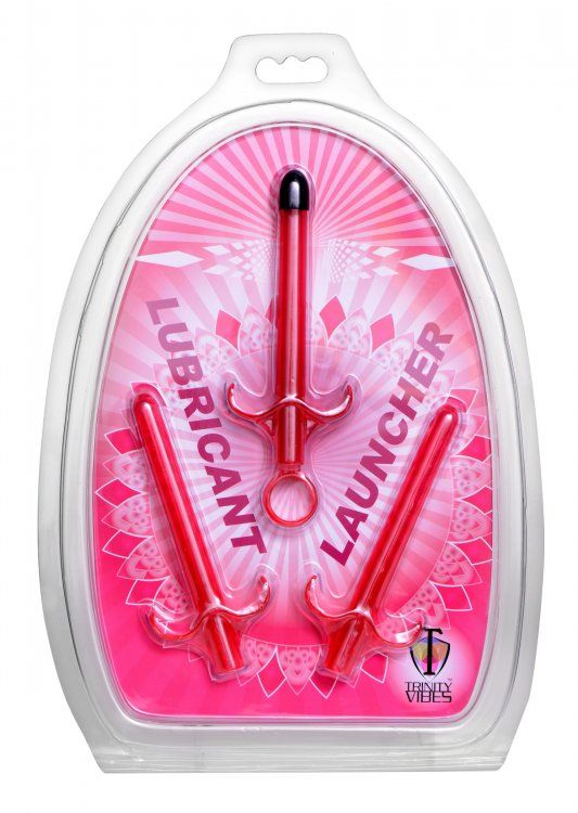 Trinity Vibes - 润滑剂注射器套装 3件装 - 红色 照片-2